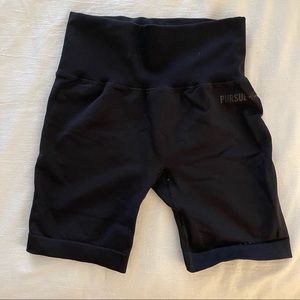 Pursue Fitness HopeScope Seamless Biker Shorts - Black - Small